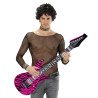 Nafukovacia elektrická gitara, ružová